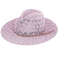 Lavender C.C Horseshoe Lace Knitting Panama Hat, whether you’re basking under the summer sun at the beach, lounging by the pool, or kicking back with friends at the lake, a great hat can keep you cool and comfortable even when the sun is high in the sky. Comfortable, and perfect for keeping the sun off of your face, neck, and shoulders, ideal for travelers who are on vacation or just spending some time in the great outdoors.