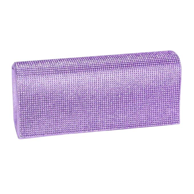 Lavender Shimmery Evening Clutch Bag, This evening purse bag is uniquely detailed, featuring a bright, sparkly finish giving this bag that sophisticated look that works for both classic and formal attire, will add a romantic & glamorous touch to your special day. This is the perfect evening purse for any fancy or formal occasion when you want to accessorize your dress, gown or evening attire during a wedding, bridesmaid bag, formal or on date night.