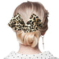 Leopard Patterned Deft Bun Maker Hair Band. Deft Bun Maker Hair Band making you feel extra glamorous. Push back your hair with this pretty Bun Maker Hair Band, add a pop of color to any plain outfit! Be ready to receive compliments. Be the ultimate trendsetter wearing this chic headband with all your stylish outfits!