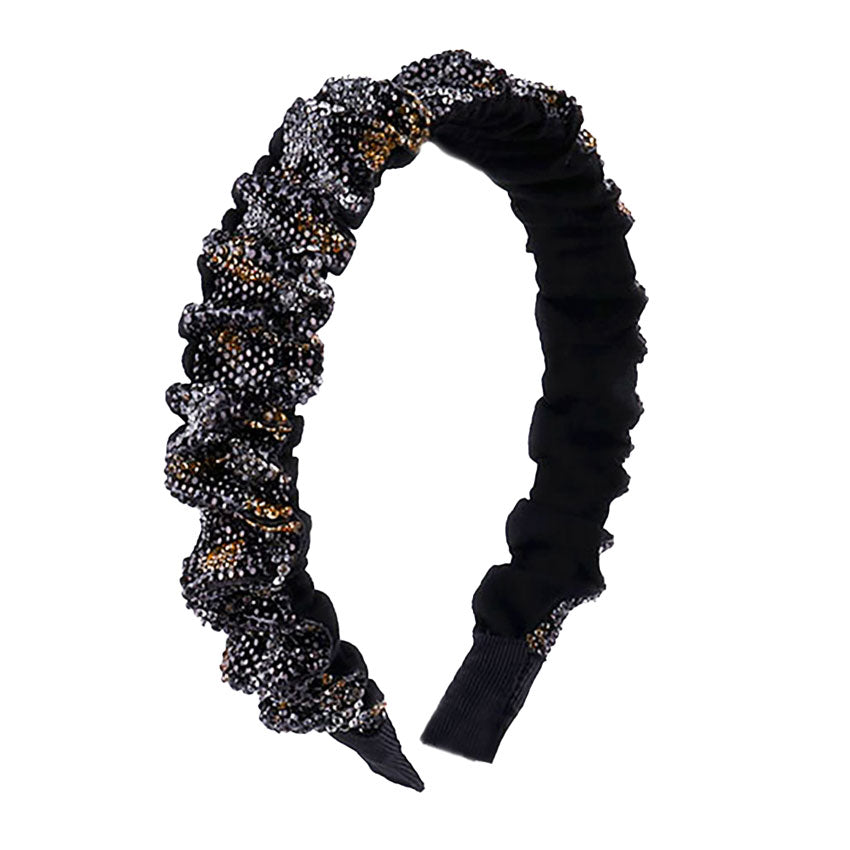 Leopard Trendy Braided Knotted Bling Pleated Headband. Create a natural look while perfectly matching your color with the easy to use Braided Headband. Adds a super neat and trendy twist to any boring style. Perfect for everyday wear; special occasions, outdoor festivals and more. Available in a variety of colors!