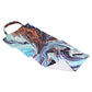 Light Blue Abstract Print Beach Towel and Tote Bag, great for relaxing under the sun, it’s time to enjoy those summertime vibes with a fun day at the beach, vacay or by the poolside with all your friends! This towel and tote bag can be used for two purposes at once. You can carry it and use it as a towel after bathing at the beach. 