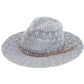 Light Gray C.C Horseshoe Lace Knitting Panama Hat, whether you’re basking under the summer sun at the beach, lounging by the pool, or kicking back with friends at the lake, a great hat can keep you cool and comfortable even when the sun is high in the sky. Comfortable, and perfect for keeping the sun off of your face, neck, and shoulders, ideal for travelers who are on vacation or just spending some time in the great outdoors.