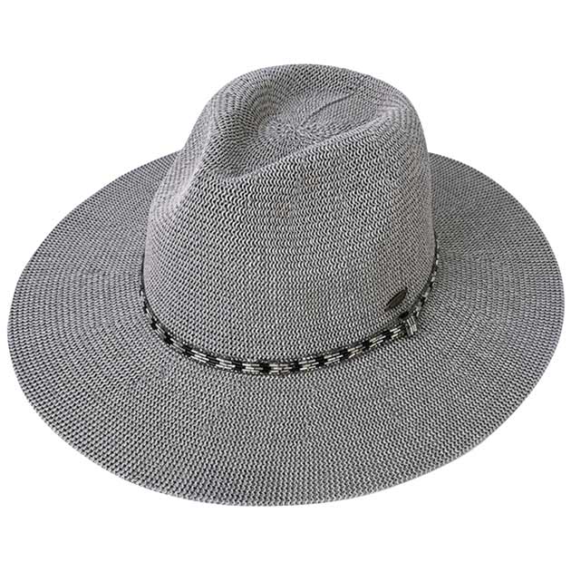 Light Gray C.C Rhinestone Bugle Bead Trim Panama Hat, get ready with this rhinestone panama hat to receive the best compliments on any special occasion. It looks so pretty, bright, and elegant on any special occasion. These panama hats are perfect for parties, Weddings, Evenings, bridal parties, and any other special occasion.
