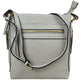Light Grey Faux Leather Adjustable Strap Crossbody Bag. Show your trendy side with this awesome crossbody bag. Have fun and look stylish. Versatile enough for wearing straight through the week, perfectly lightweight to carry around all day. Birthday Gift, Anniversary Gift, Mother's Day Gift, Graduation Gift, Valentine's Day Gift.