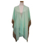 Mint Animal Border Chiffon Kimono Poncho, This timeless Kimono Poncho is Soft, Lightweight and Breathable Fabric, Close to Skin, Comfortable to Wear. Sophisticated, flattering and cozy, this Poncho drapes beautifully for a relaxed, pulled-together look. Suitable for Weekend, Work, Holiday, Beach, Party, Club, Night, Evening, Date, Casual and Other Occasions in Spring, Summer and Autumn.