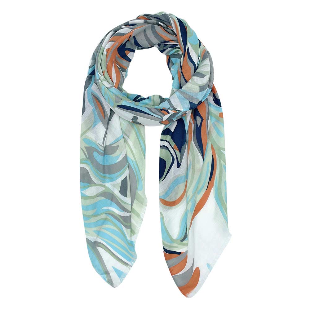 Mint Tropical Leaf Printed Oblong Scarf, This lightweight oblong scarf in soothing colors features a traditional Leaf design. The beautifully crafted design adds a gorgeous glow to any outfit. Suitable for holidays, Casual, or any Occasions in Spring, Summer, and Autumn. There is a perfect gift for any occasion.