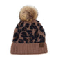Mocha C.C Leopard Patterned Plush Faux Fur Pom Pom Warm Winter Beanie Hat; reach for this classic toasty hat to keep you nice n warm in the chilly winter weather, the wintry touch finish to your outfit. Perfect Gift Birthday, Christmas, Holiday, Anniversary, Stocking Stuffer, Secret Santa, Valentine's Day, Loved One, BFF