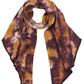 Moss Ginger C C Tie Dye Bias Cut Scarf With Rubber Patch, add a beautiful look and touch of perfect class to your outfit in style. Nicely designed with tie dye that gives a unique and awesome appearance with comfort and warmth. Perfect weight makes it wearable to complement your outfit, or with your favorite fall jacket. Great for daily wear in the cold winter to protect you against the chill.