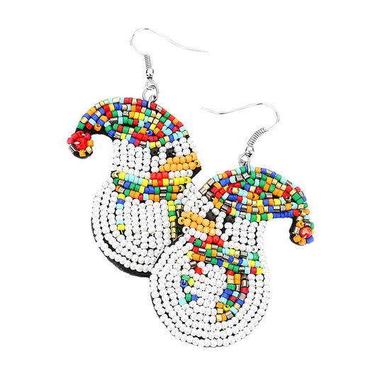 Multi Rhodium Felt Back Beaded Christmas Theme Duck Dangle Earrings, Perfect for the festive season, embrace the Christmas spirit with these cute Duck dangle earrings. Bring a smile to those who look at you. It will pair well with all your Christmas costume. Perfect Gift for Birthdays, Christmas, Stocking Stuffers, Secret Santa, BFF, etc. Awesome gift for birthday, Anniversary, Valentine’s Day or any special occasion.