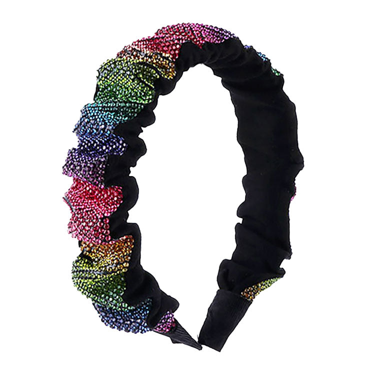 Multi Trendy Braided Knotted Bling Pleated Headband. Create a natural look while perfectly matching your color with the easy to use Braided Headband. Adds a super neat and trendy twist to any boring style. Perfect for everyday wear; special occasions, outdoor festivals and more. Available in a variety of colors!