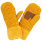 Mustard C C Solid Color Knitted Mitten Gloves, give your look so much more eye-catching with a solid color. It gives you a cozy feel, very fashionable, attractive, and cute looking in the winter season and cold days. This easy and classic glove is soft and muted. Before running out the door into the cool air, you’ll want to reach for these toasty gloves to keep your hands incredibly warm. An awesome pair of gloves that fits with any outfit with style.