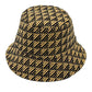 Mustard Polyester Geometric Patterned Bucket Hat, this bucket hat doubles as a rain hat and is snug on the head and stays on well. It will work well to keep the rain off the head and out of the eyes and also the back of the neck. Wear it to lend a modern liveliness above a raincoat on trans-seasonal days in the city. 