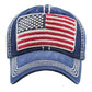 Navy American USA Flag Vintage Baseball Cap; Show your patriotic side with this cute patriotic  USA flag style American Flag baseball cap. Perfect to keep the sun out of your eyes, and to pull your hair back during exercises such as walking, running, biking, hiking, and more! Adjustable Velcro strap gives you the perfect fit.