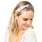 Navy Aztec Patterned Twisted Headband, With a beautiful Aztec pattern, this headband creates a natural look when your color perfectly matches the easy-to-use twist headband. Adds a super neat and trendy twist to any boring style. Be the ultimate trendsetter wearing this chic headband with all your stylish outfits! 