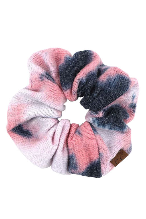 Navy C.C Tie Dye Soft Scrunchies, hair scrunchie will adorn your tresses making them look amazing, fun & trendy. Either way they will add a spark of style & charm. So cute and super stylish with any outfit! Great accessory, cutest addition to a plain outfit. Wear it in your hair or around your wrist for a two-in-one accessory. Perfect Gift.