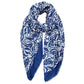 Navy Floral Paisley Printed Oblong Scarf, this timeless floral printed oblong scarf is a soft, lightweight, and breathable fabric, close to the skin, and comfortable to wear. Sophisticated, flattering, and cozy. look perfectly breezy and laid-back as you head to the beach. A fashionable eye-catcher will quickly become one of your favorite accessories.