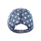 Navy C.C USA Distressed Baseball Cap American Star Sun Cap; Show your patriotic side, distressed navy baseball cap with USA lettering on the front in a stars and striped pattern, with star mesh on the back. Perfect to keep sun out of eyes, and to pull hair back during exercise like walking, running, biking, hiking, and more