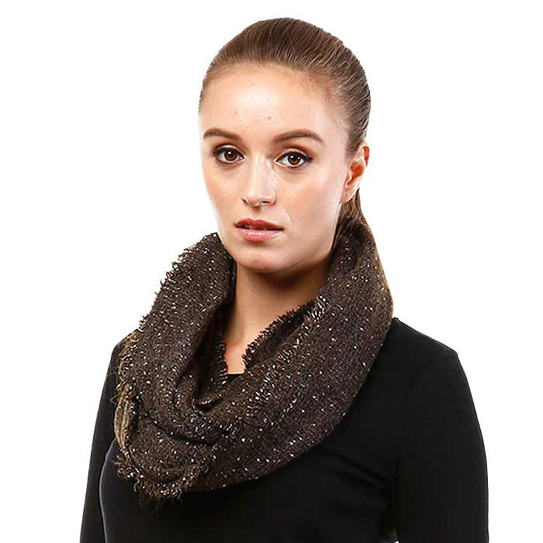 Olive Green Solid Boucle Infinity Scarf, accent your look with this soft, highly versatile infinity scarf. Great for daily wear in the cold winter to protect you against the chill. This classic infinity-style scarf amps up the glamour and fits with any outfits. It includes the plush material that feels amazing snuggled up against your cheeks. Stay trendy & fabulous with a luxe addition to any cold-weather ensemble with this beautiful scarf.