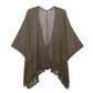 Olive Green Solid Knitted Mesh Trimmed Ruana , the perfect accessory, luxurious, trendy, super soft chic capelet, keeps you warm and toasty. You can throw it on over so many pieces elevating any casual outfit! Perfect Gift for Wife, Mom, Birthday, Holiday, Christmas, Anniversary, Fun Night Out