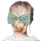 Olive Green Yellow Striped Deft Bun Maker Hair Band. Deft Bun Maker Hair Band making you feel extra glamorous. Push back your hair with this pretty Bun Maker Hair Band, add a pop of color to any plain outfit! Be ready to receive compliments. Be the ultimate trendsetter wearing this chic headband with all your stylish outfits!