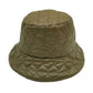 Olive Green Wave Padded Bucket Hat, Show your trendy side with this chic Wave Padded Bucket Hat. Have fun and look Stylish anywhere outdoors. Great for covering up when you are having a bad hair day. Perfect for protecting you from the sun, rain, wind, snow, beach, pool, camping, or any outdoor activities. Amps up your outlook with confidence with this trendy bucket hat.