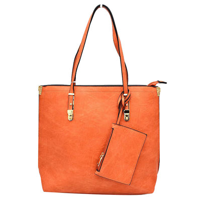 Orange Faux Leather 2 In 1 Shoulder Bag Tote Handbag. Look like the ultimate fashionista with these vintage shoulder bags! Add something special to your outfit! This fashionable bag will be your new favorite accessory. Perfect Birthday Gift, Anniversary Gift, Mother's Day Gift, Graduation Gift, Valentine's Day Gift.