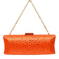 Orange Luxury Satin Evening Handbag Clutch Bag Bridal Party Purse, is the perfect choice to carry on the special occasion with your handy stuff. It is lightweight and easy to carry throughout the whole day. You'll look like the ultimate fashionista carrying this trendy clutch Bag. The beautiful design makes it stunning and will increase your beauty to a greater extent making you stand out from the crowd. 