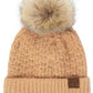 Peanut Beige C.C Smocking Stitch Pattern Pom Beanie Hat, Warm Winter Beanie Hat; before running out the door into the cool air, you’ll want to reach for this toasty beanie to keep you incredibly warm. Comfortable beanie keep your head and ear warm during the winter. Awesome winter gift accessory!  This smocking stitch pattern pom beanie can be worn both casual and sophisticated wear and also perfect for outdoor fashion, including biking, camping, ice skating, snowboarding, running and more.