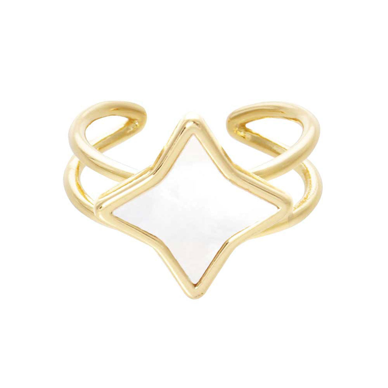 Perfect Gold Dipped Mother of Pearl Ring. put on a pop of color to complete your ensemble. Beautifully crafted design adds a gorgeous glow to any outfit. Jewelry that fits your lifestyle! Perfect Birthday Gift, Anniversary Gift, Mother's Day Gift, Anniversary Gift, Valentine's Day Gift, Graduation Gift, Prom Jewelry, Just Because Gift, Thank you Gift.
