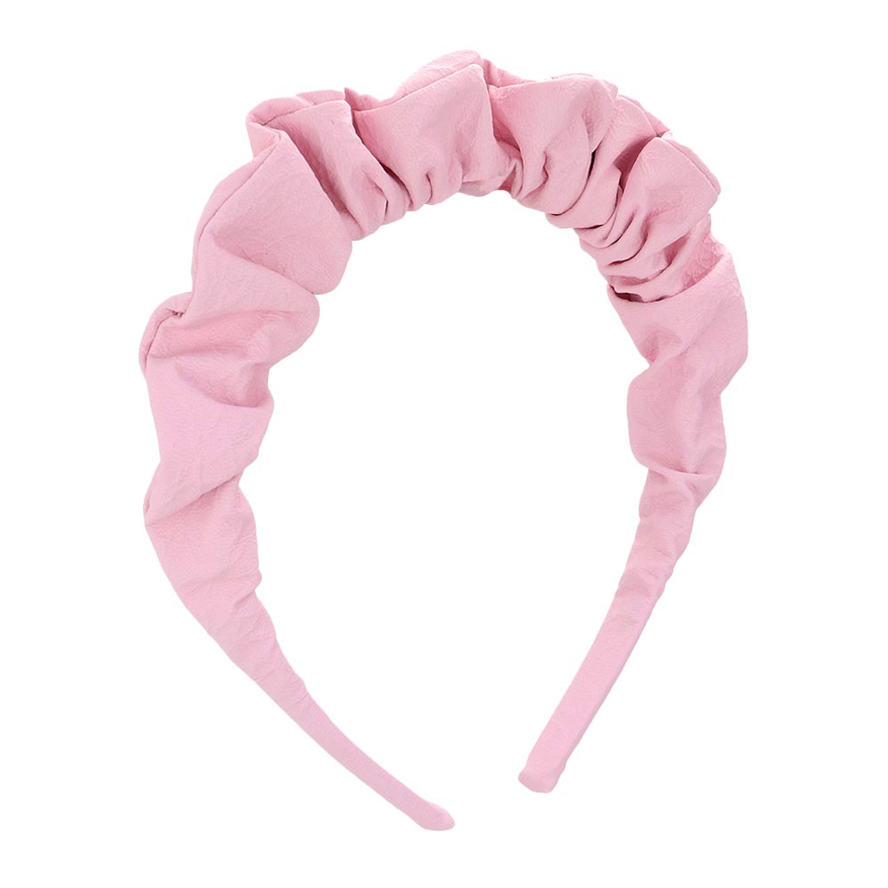 Pink Beautiful Pleated Solid Headband, create a natural & beautiful look while perfectly matching your color with the easy-to-use pleated solid headband. Perfect for everyday wear, special occasions, outdoor festivals, and more. Awesome gift idea for your loved one or yourself.