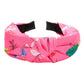 Pink Flamingo Tropical Leaf Printed Burnout Knot Headband, create a natural & beautiful look while perfectly matching your color with the easy-to-use leaf-printed Knot Headband. Push your hair back and spice up any plain outfit with this knot headband! Be the ultimate trendsetter & be prepared to receive compliments wearing this chic headband with all your stylish outfits! 