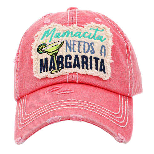 Pink Mamacita Needs a Margarita Message Vintage Baseball Cap. Fun, cool, vintage baseball cap for men! Perfect for a bad hair day, you can pull your messy bun or high ponytail through, perfect to keep your hair away from you face while exercising, running, playing tennis or just taking a walk outside. Adjustable Velcro strap gives you the perfect fit.