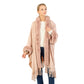 Pink Solid Color Hoodie Winter Cape With Faux Fur Edge, is beautifully designed with solid color that amps up your beauty to a greater extent. It enriches your attire with perfect combination. Breathable Fabric, comfortable to wear, and very easy to put on and off. Suitable for Weekend, Work, Holiday, Beach, Party, Club, Night, Evening, Date, Casual and Other Occasions in Spring, Summer and Autumn.