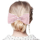Pink Yellow Striped Deft Bun Maker Hair Band. Deft Bun Maker Hair Band making you feel extra glamorous. Push back your hair with this pretty Bun Maker Hair Band, add a pop of color to any plain outfit! Be ready to receive compliments. Be the ultimate trendsetter wearing this chic headband with all your stylish outfits!