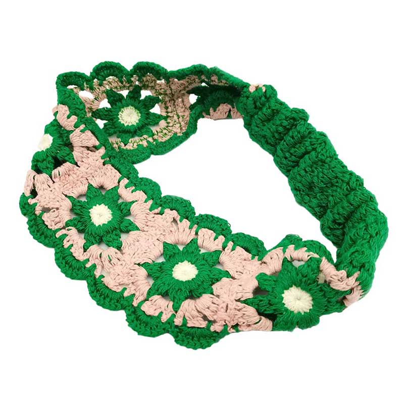 Pink Trendy Flower Crochet Elastic Headband, A crochet flower Headband is the perfect spring accessory and so much fun to make! The elastic wide crochet headbands are made from an breathable material, soft, and comfortable to wear for long periods of time, Colorful crochet hairband for girls, women will ensure your hairstyle stands out from the rest. Simple and elegant design, you can wear them when you go to work or school, do sports, party, ceremony, traveling, hang out.