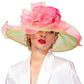 Pink & Green Mesh Bow Organza Dressy Hat, is an elegant and high fashion accessory for your modern couture. Unique and elegant hats, family, friends, and guests are guaranteed to be astonished by this mesh bow dressy hat. The fascinator hat with exquisite workmanship is soft, lightweight, skin-friendly, and very comfortable to wear. 