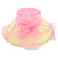 Pink & green Mesh Bow Organza Dressy Hat, is an elegant and high fashion accessory for your modern couture. Unique and elegant hats, family, friends, and guests are guaranteed to be astonished by this mesh bow dressy hat. The fascinator hat with exquisite workmanship is soft, lightweight, skin-friendly, and very comfortable to wear. 