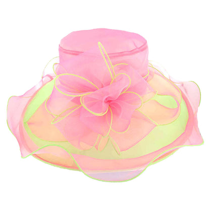 Pink & green Mesh Bow Organza Dressy Hat, is an elegant and high fashion accessory for your modern couture. Unique and elegant hats, family, friends, and guests are guaranteed to be astonished by this mesh bow dressy hat. The fascinator hat with exquisite workmanship is soft, lightweight, skin-friendly, and very comfortable to wear. 