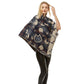 Fun Playing Navy Cats Plaid Poncho Fringe Navy Cat Plaid Ruana Cat Mom Poncho Wrap, ensures your upper body stays perfectly toasty when the temperature drops, gently nestles around the neck, feels so comfortable to wear, eye catcher, will be your favorite accessory. Perfect Gift Cat Lover, Birthday, Christmas, Valentine's Day