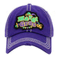 Purple Mardi Gras Message Vintage Baseball Cap, An awesome & cool Mardi Gras-themed vintage cap that will not only save a bad hair day but also amps up your beauty to a greater extent on this Mardi Gras. This vintage baseball cap is made for you to show off your trendy & perfect choice for Mardi Gras party. It's fully adjustable and easy to wear in the perfect style!