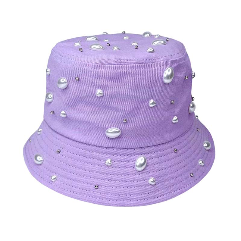 Purple Pearl Embellished Bucket Hat, a beautifully designed hat with combinations of perfect colors that will make your choice enrich to match your outfit. The Pearl embellished bucket hat makes you tremendous at the party and absolutely gets many compliments. Show your trendy side with this lovely bucket hat. Offer great protection, Keeps the sun from your face. 