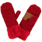 Red C C Solid Color Knitted Mitten Gloves, give your look so much more eye-catching with a solid color. It gives you a cozy feel, very fashionable, attractive, and cute looking in the winter season and cold days. This easy and classic glove is soft and muted. Before running out the door into the cool air, you’ll want to reach for these toasty gloves to keep your hands incredibly warm. An awesome pair of gloves that fits with any outfit with style.