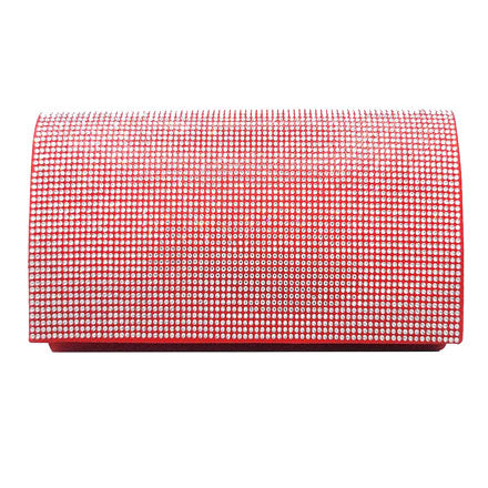 Red One Inside Slip Pocket Shimmery Evening Clutch Bag, This high quality evening clutch is both unique and stylish. perfect for money, credit cards, keys or coins, comes with a wristlet for easy carrying, light and simple. Look like the ultimate fashionista carrying this trendy Shimmery Evening Clutch Bag!