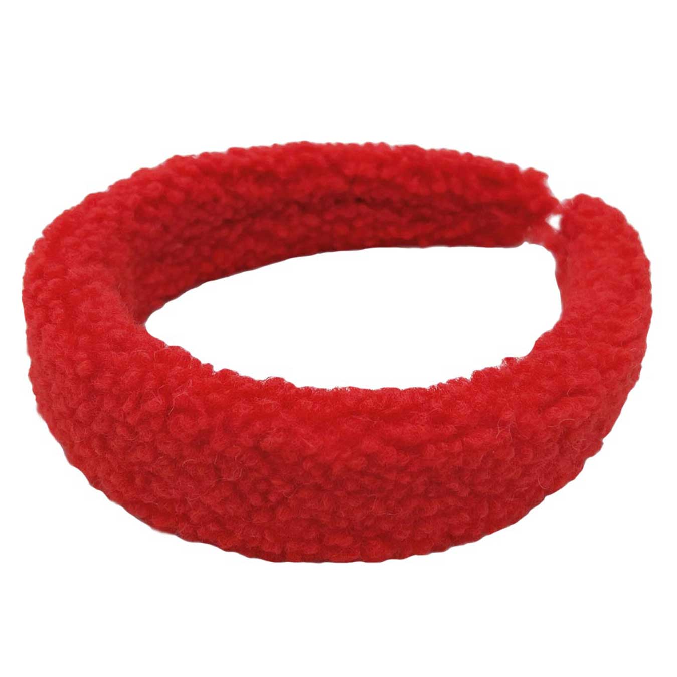 Red Solid Sherpa Headband, Solid Sherpa Headband making you feel extra glamorous. Push back your hair with this pretty headband to make you attractive on special occasions. Add a pop of color to any plain outfit and make your outlook an awesome match! Be ready to receive compliments with this beautiful Sherpa headband. Be the ultimate trendsetter wearing this chic headband with all your stylish outfits and rock the special occasions!