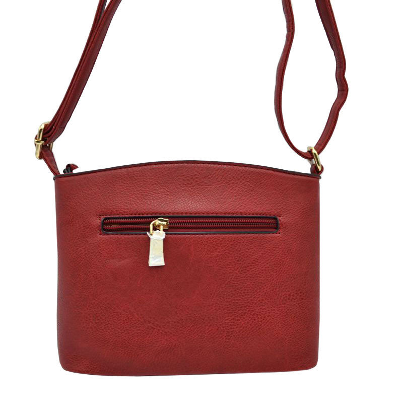 Red Zipper Detail Women's Crossbody Soft Leather Bag, These cross body bag is stylish daytime essential. Featuring one spacious big compartments and a shoulder strap. Show your trendy side with this awesome crossbody bag. perfectly lightweight to carry around all day. Hands-Free Cross-Body adds an instant runway style to your look, giving it ladylike chic. This handbag is destined to become your new favorite. 