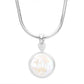 Rhodium Freshwater Pearl Pendant Necklace, Wear together or separate according to your event, versatile enough for wearing straight through the week, perfectly lightweight for all-day wear, coordinate with any ensemble from business casual to everyday wear, the perfect addition to every outfit.