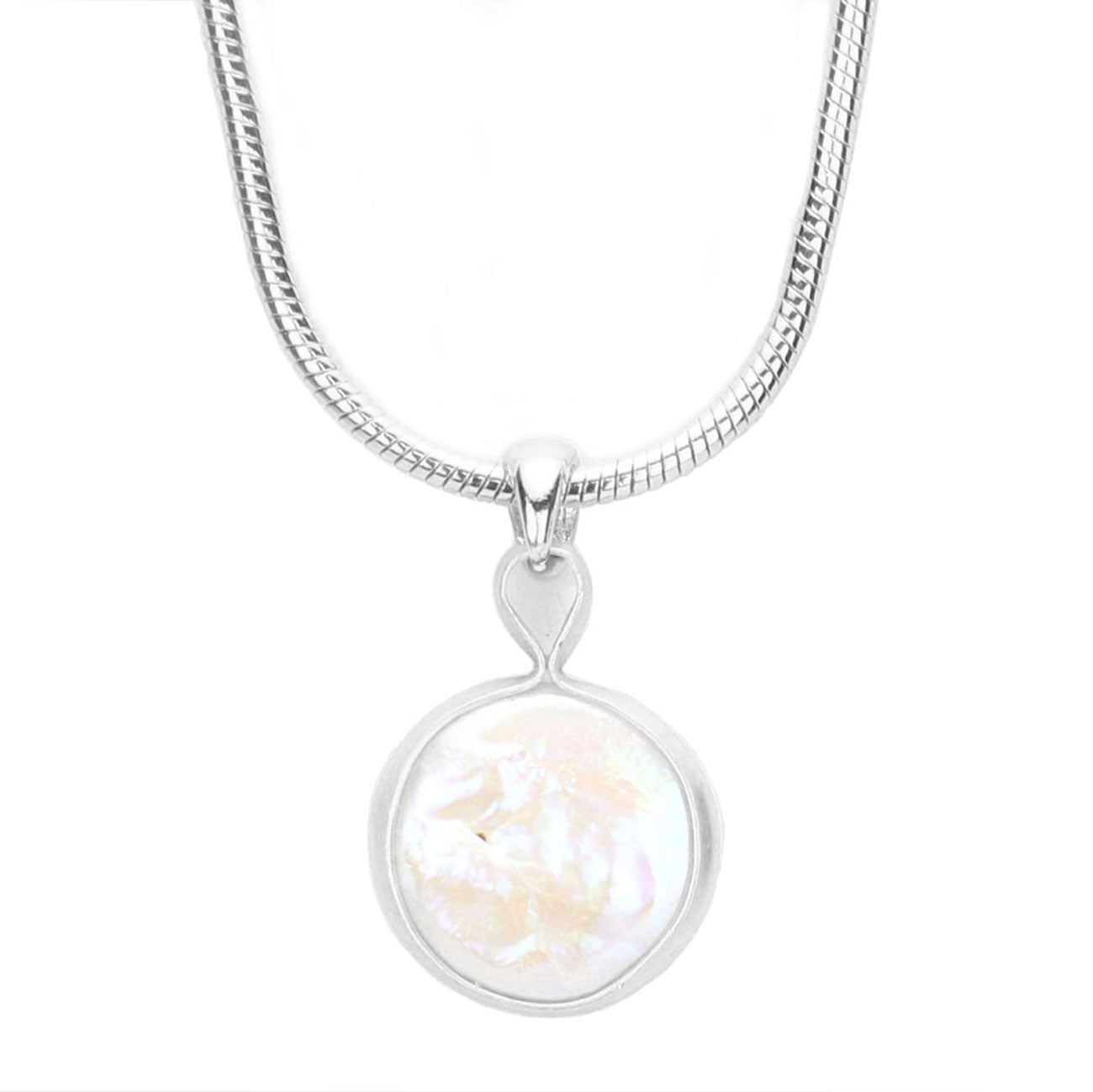 Rhodium Freshwater Pearl Pendant Necklace, Wear together or separate according to your event, versatile enough for wearing straight through the week, perfectly lightweight for all-day wear, coordinate with any ensemble from business casual to everyday wear, the perfect addition to every outfit.