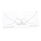 Rhodium Dipped CZ Crown MAMA Message Pendant Necklace, Make your Mom feel special with this gorgeous Dipped Crown Pendant Necklace gift! Her heart will swell with joy! This piece is versatile and goes with practically anything! This Crown MAMA Pendant Necklace is perfect Mother's Day gift for all the special women in your life, be it mother, wife, sister or daughter.