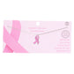 Rhodium Gold Dipped Enamel Feather Detailed Pink Ribbon Pendant Necklace. Beautifully crafted design adds a gorgeous glow to any outfit. Jewelry that fits your lifestyle! Perfect Birthday Gift, Anniversary Gift, Mother's Day Gift, Anniversary Gift, Graduation Gift, Prom Jewelry, Just Because Gift, Thank you Gift.