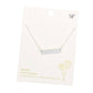 Rhodium Mama Message Metal Rectangle Pendant Necklace. These Metal Necklaces are easy to put on, take off and so comfortable for daily wear. Best loving gift to express your love to your mother on Mother's Day. Shows the love between mother and child is forever. This Mom Necklaces is the ideal Mother's Day present for all the unique ladies in your life, as well as those who have been inspired by sports moms.